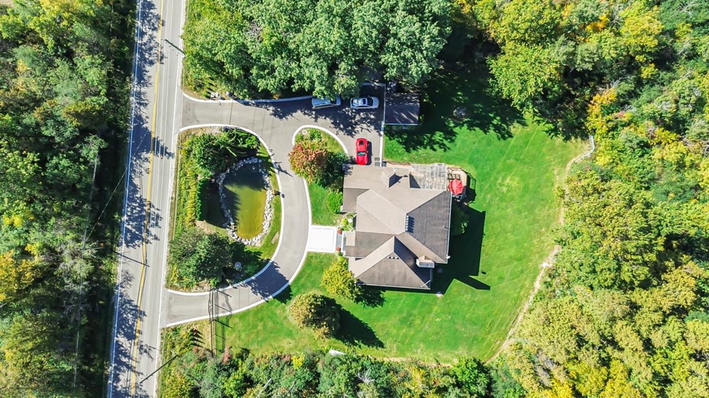 Top-down aerial view — GTA