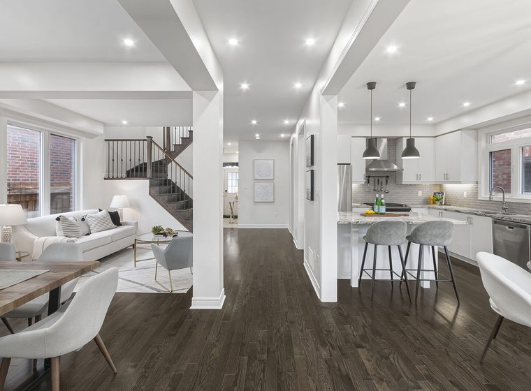 Hardwood photographed without glare — York Region
