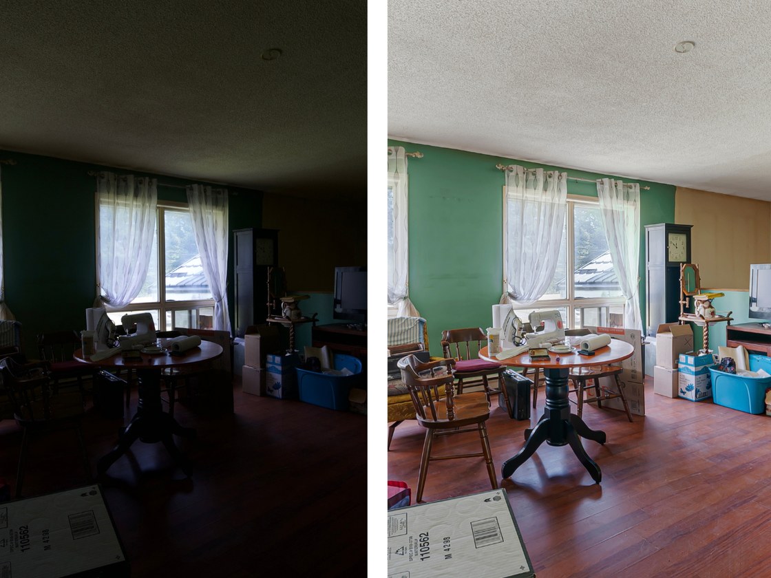 Bright basement photography in low light — York Region